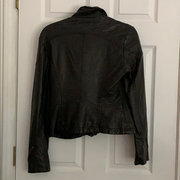 Free People Leather Jacket - Picture 3 of 5